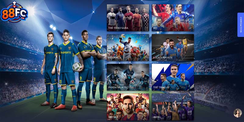 Sảnh thể thao 88fc thu hút hàng triệu người chơi